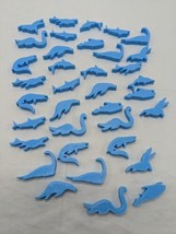 Lot Of (36) 3D Printed Blue Sea Creatures Plastic 1&quot; - 2&quot; Board Game Pieces - £28.23 GBP