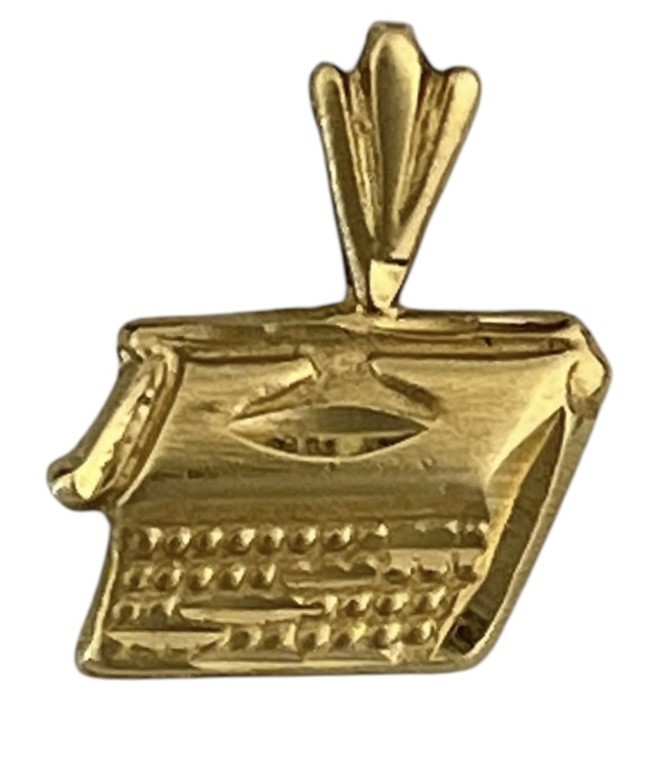 Unisex Charm 14kt Yellow Gold 463912 - $69.00