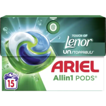 ARIEL Pods Laundry Detergent PODS All-in-1 Touch of Lenor 15 pods - $21.77
