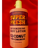 SUPER FRESH SHIMMERING BODY LOTION WITH COCONUT + NIACINAMIDE - £17.55 GBP