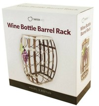 Thirteen Chefs Veneto Counter Top Wine Bottle Barrel Rack (Holds 12 Bott... - £43.52 GBP