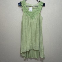 Vasna Desire Womens Sleeveless Dress sage green sz M NEW - £38.55 GBP