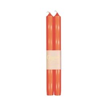 Caspari 10-inch Taper Unscented Candles, Set of 2, Orange  - £7.52 GBP