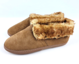 Lamo Footwear Women&#39;s Suede Bootie Slipper Chestnut Size L11 Very Good C... - $29.69