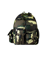 GREEN  Camoflauge Backpack School Pack Bag NEW  Camo 202 Free Shipping H... - £18.15 GBP