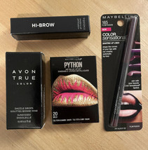 Lot Of 4 Avon True Color, Maybelline Lip Liner, Python Metallic, Hi-brow... - $11.39