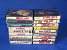 Lot Of 18 George Jones Cassette Tapes [No Duplicates] - $49.00