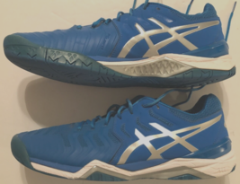 ASICS Gel Resolution 7 Blue E701Y Sneakers Men&#39;s F450317 PV Running Shoe... - £53.81 GBP