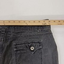 Faded Glory RN#89169 Women's Black Cotton Blend Denim Skirt Pockets Size 16 image 7