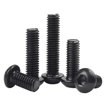 125PCS Black Grade 10.9 Alloy Steel Hex Socket Cap Screw Set, M3 Sizes - $8.97