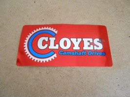 Cloyes Camshaft Drives Metallic Red 8&quot; x 4&quot; Sticker Decal - £5.76 GBP