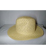 Straw &quot;Cowboy Hat&quot; Panama - One Size Fits Most- Lightweight/Tall Fast Sh... - $16.23 CAD