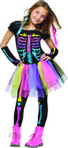 Fun World Funky Punky Bones Costume, Large 12 - 14, Multicolor - £92.34 GBP