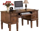 Signature Design by Ashley Hamlyn Traditional Home Office Desk with Stor... - £1,127.84 GBP