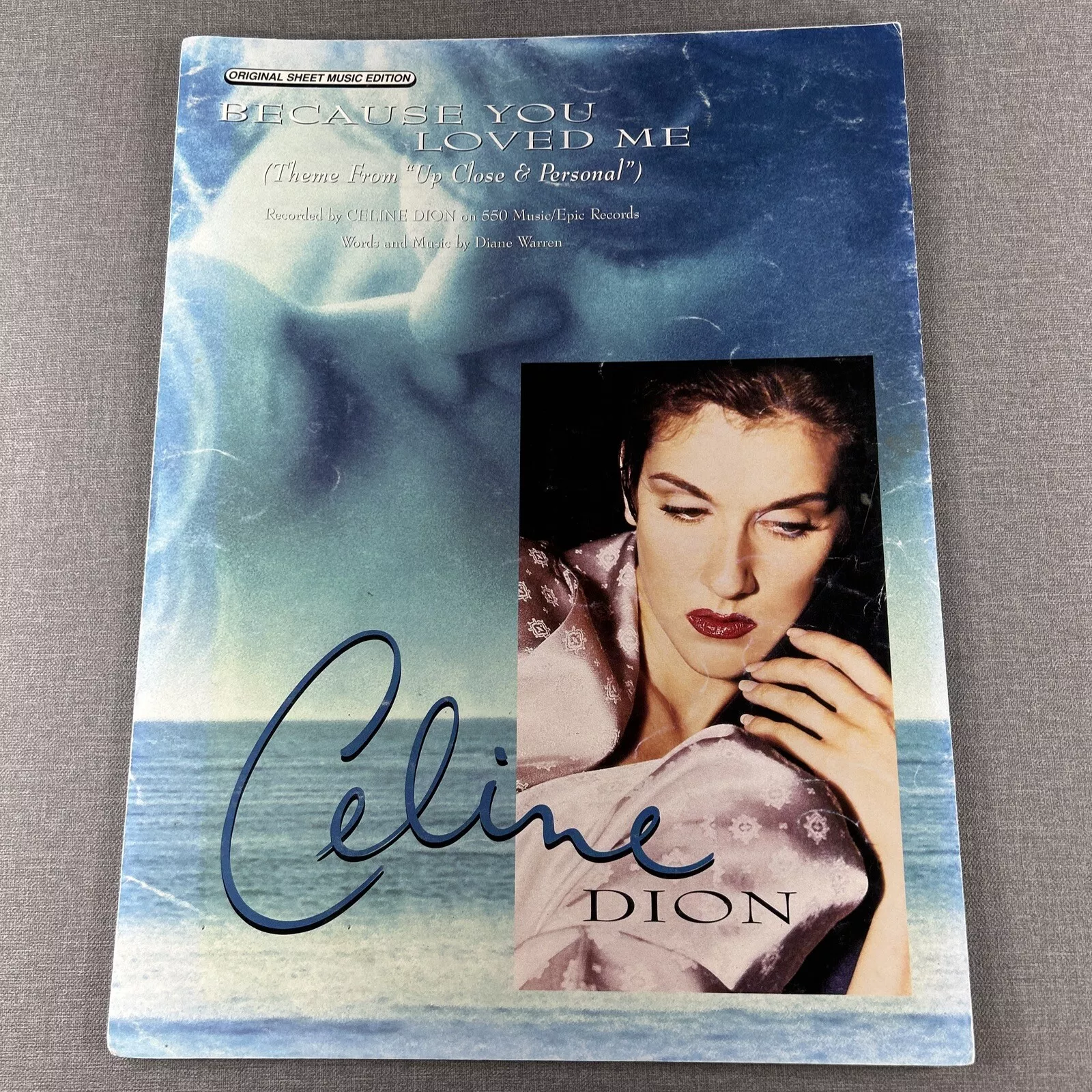 Because You Loved Me (sheet music) - $6.00