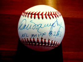 Dale Murphy Nl Mvp 1982,83 Atlanta Braves Signed Auto Oml Baseball Schwartz - £95.25 GBP
