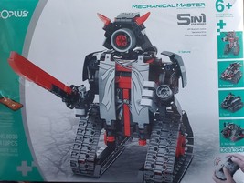 5 in 1 STEM Robot Building Kit, APP &amp; Remote Control Samurai/Ninja Go Bl... - £58.81 GBP