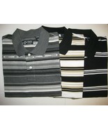 NWT Chaps Men&#39;s Striped Polo Shirts - Short Sleeve - 100% Cotton  - £14.90 GBP
