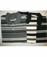 NWT Chaps Men&#39;s Striped Polo Shirts - Short Sleeve - 100% Cotton  - $26.13 CAD