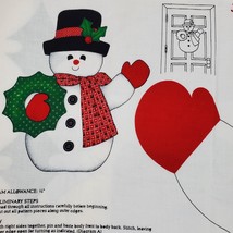 Cranston Jack Frost Snowman Crafting Pattern UNCUT Christmas 19&quot; High Fi... - £16.10 GBP