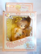 Vintage 1982 Ideal Doll Baby Thumbellina In Box 6&quot; - £37.74 GBP
