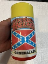 Vtg 1980 The Dukes Of Hazzard Thermos General Lee Aladdin - Plastic Ther... - $64.34