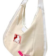 Sanrio Hello Kitty Canvas Bag Female Korean Style Shoulder Dumpling Tote Bag Cla - £28.08 GBP