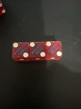 3 DICE FROM WHISKEY PETE&#39;S CASINO Blue Non-matching Numbers #262 #278 #326 - $16.82