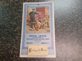 Hotel Joyce Andover NY Calendar 1953  5.5&quot; x 9.5&quot; - £38.28 GBP