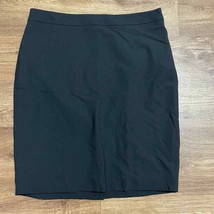 Banana Republic Black Straight Pencil Skirt Size 8 Wool Stretch Closet S... - £22.07 GBP
