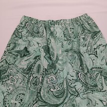 Maggie Sweet RN#120463 Women's Green Paisley A-Line Pull-On Skirt Size XL image 13