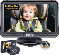 Baby Car Camera Backseat Easy Setup Clear Pictures HD 1080P Day Night Vi... - $65.14