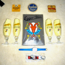 Egger Brewery Magic Pack Austrian Beer Glasses, Signs &amp; Accessories - $174.95