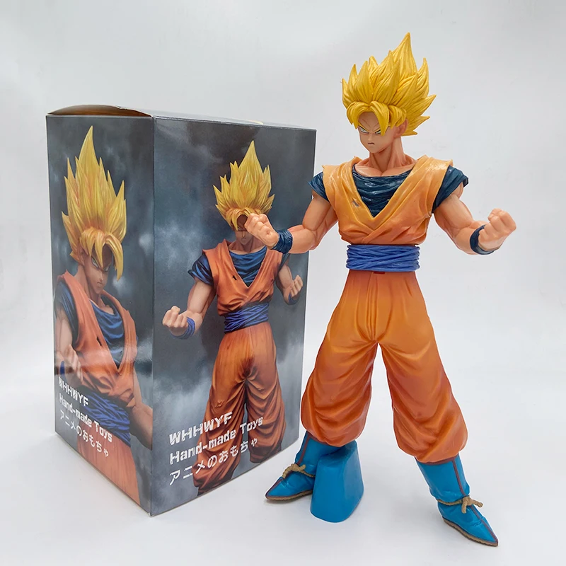 Dragon Ball Z Super Saiyan Son Goku Figure 30CM The Evolution Of Warrior - £28.39 GBP+