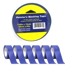 9 Rolls Painters Masking Paint Tape Blue 1.89&quot;X10Yd Multi Surface Premiu... - £34.45 GBP