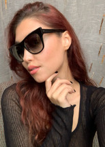 New Elegant DITA Black Oversized Women&#39;s Sunglasses Japan D - £182.65 GBP