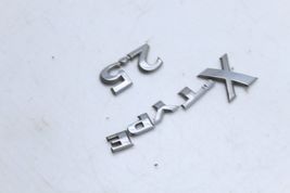 02-08 JAGUAR X-TYPE 2.5L REAR EMBLEM BADGE LETTERING Q2581 image 6