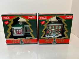 Coca-Cola Trim A Tree Collection Christmas Ornament lot of 2 x79 - $375.42 MXN
