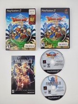 Dragon Quest VIII 8 Journey of the Cursed King, PS2 Cardboard Box &amp; Bonus FF XII - £30.85 GBP