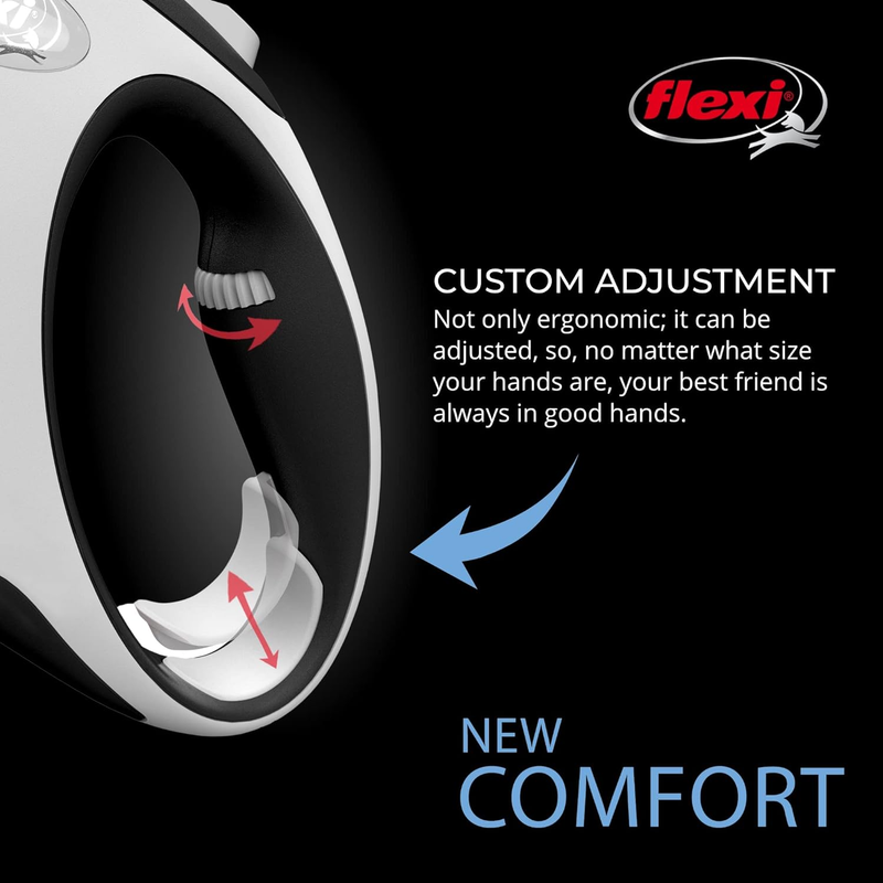New Comfort Retractable Dog Leash (Tape), Ergonomic, Durable and Tangle Free Pe Item image 3