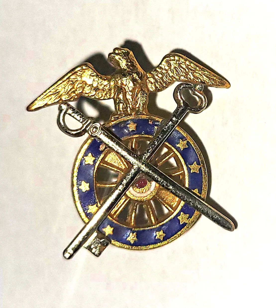 Vintage US Army Quartermaster Insignia Badge  - £5.45 GBP