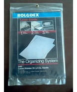 ROLODEX Necessities 240 Laser/Inkjet Printer Cards 2 1/4&quot; x 4&quot; - $207.34 MXN