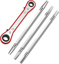 4pc Faucet Seat Removal Tool Set 3/8" 7/16" Ratchet Cartridge Installer Kit - $30.09