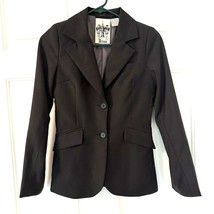 Black Artine Tailored Blazer with Notched Lapels XS - $841.72 MXN