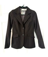 Black Artine Tailored Blazer with Notched Lapels XS - $846.50 MXN