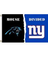 Carolina Panthers and New York Giants Divided Flag 3x5ft - $20.99