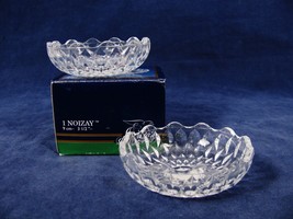  Noizay Cristal d&#39;Arques Set of 2 Candy Dish Glass 24% Lead Crystal Fran... - £31.13 GBP