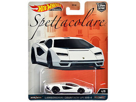 Lamborghini Countach LPI 800-4 White Spettacolare Series Diecast Model Car Hot W - £15.67 GBP