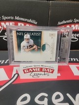 2010 Bob Griese Game Worn Jersey National Treasures Nfl Greatest /49 Bgs 9 - £52.95 GBP