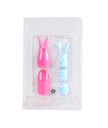 Quinn 5 Piece Silicone Attachments - Pink/blue - $32.75 CAD